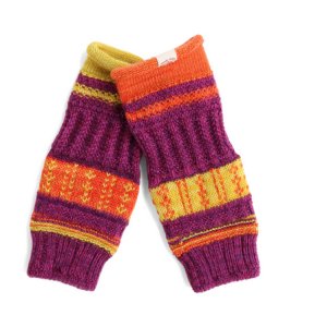 画像1: 【おいもさん】 播州織 アーム/レッグカバー  (コットンウール)  (1)